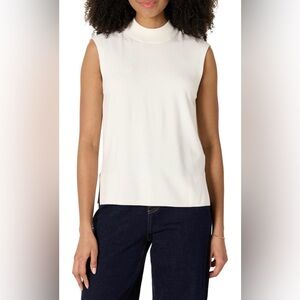 Sleeveless White Top